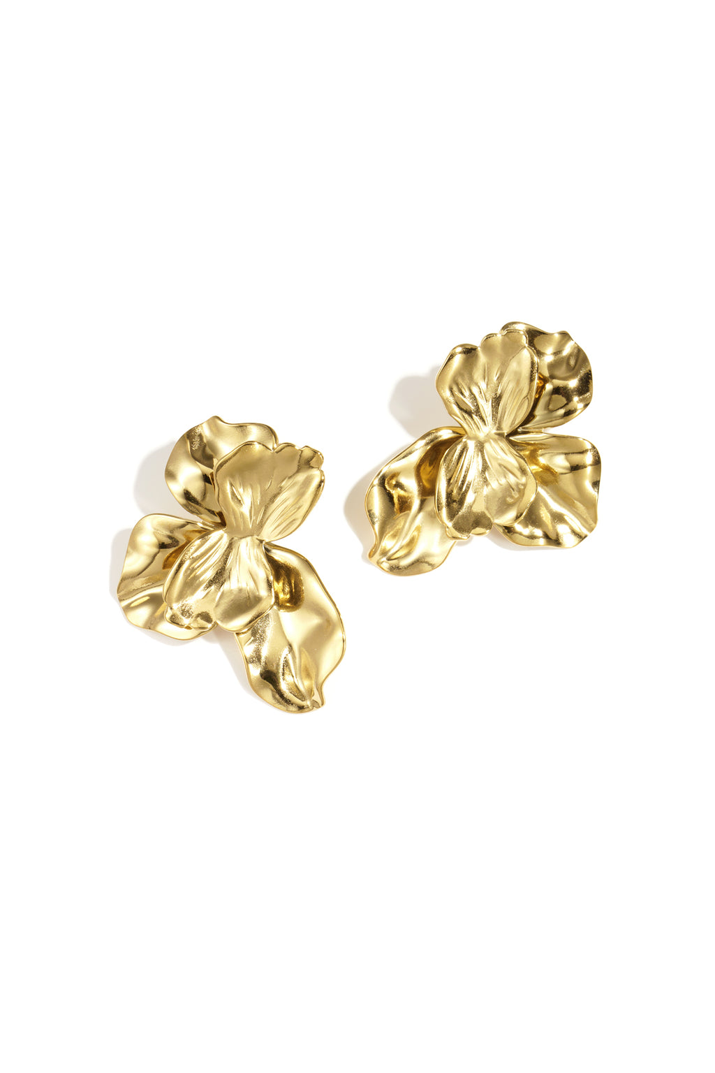 Edelstahl Ohrstecker Blume Casual Daily Simple Serie Damenschmuck