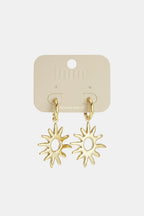 Ohrhänger aus Edelstahl, Modell „Sun Casual Daily Simple“, Damenschmuck
