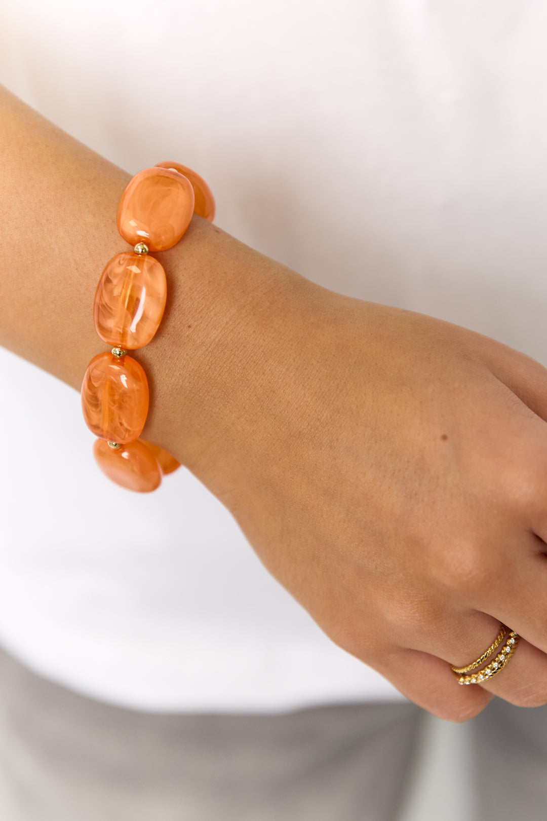 Armband mit Squoval-Perlen