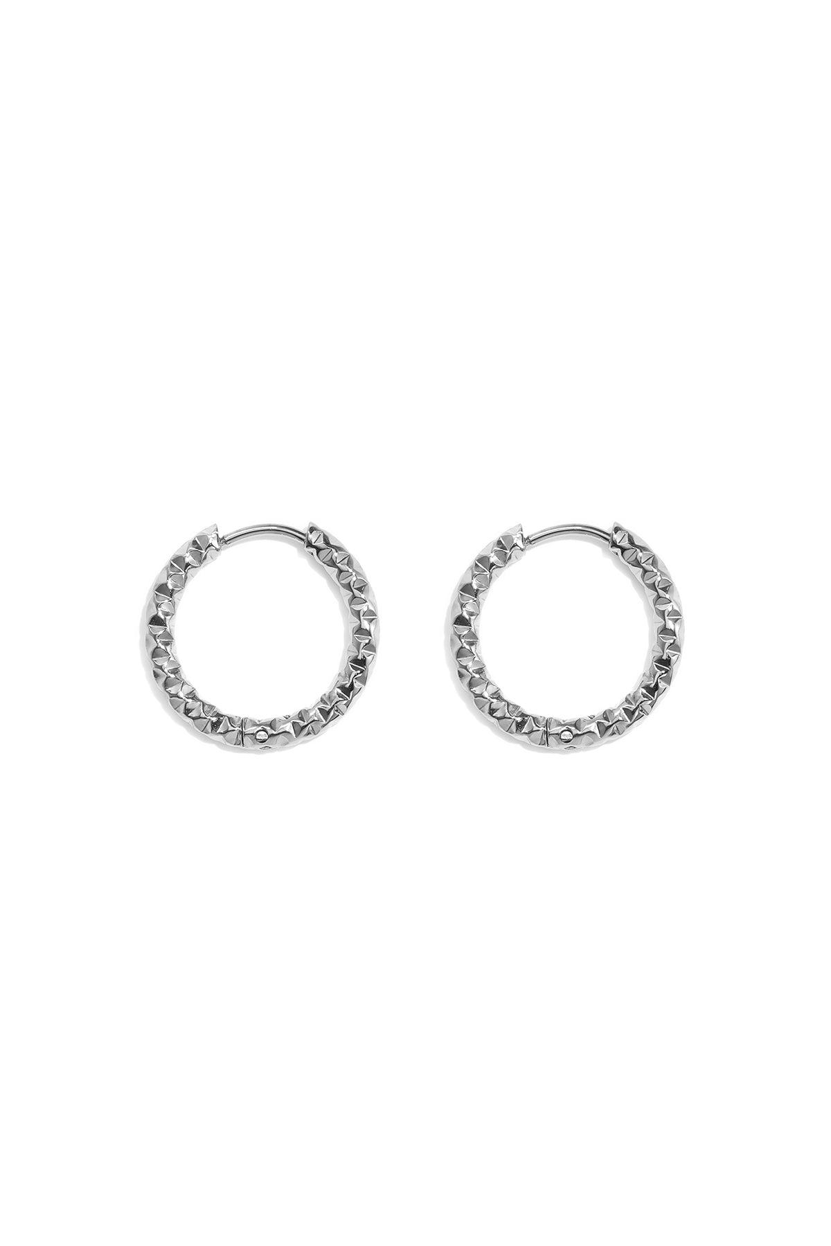 Edelstahl-Creolen, schlicht, elegant, für jeden Tag – Damenschmuck