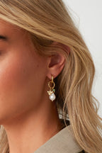 Elegant Gold Heart Drop Earrings for Everyday Glam
