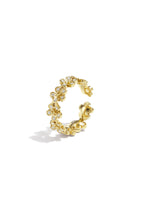 Edelstahl Minimalistische Ringe Blume Casual Daily Simple Serie Damenschmuck