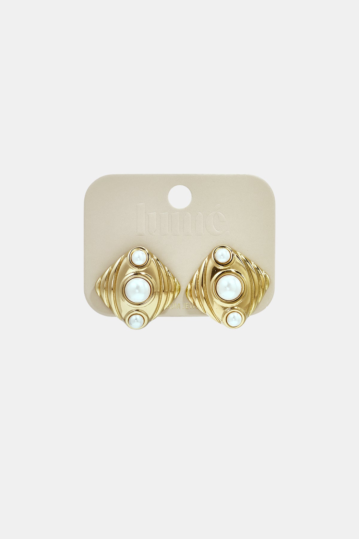 Ohrstecker aus Edelstahl, geometrische Form, schlichte Alltags-Serie, Damenschmuck