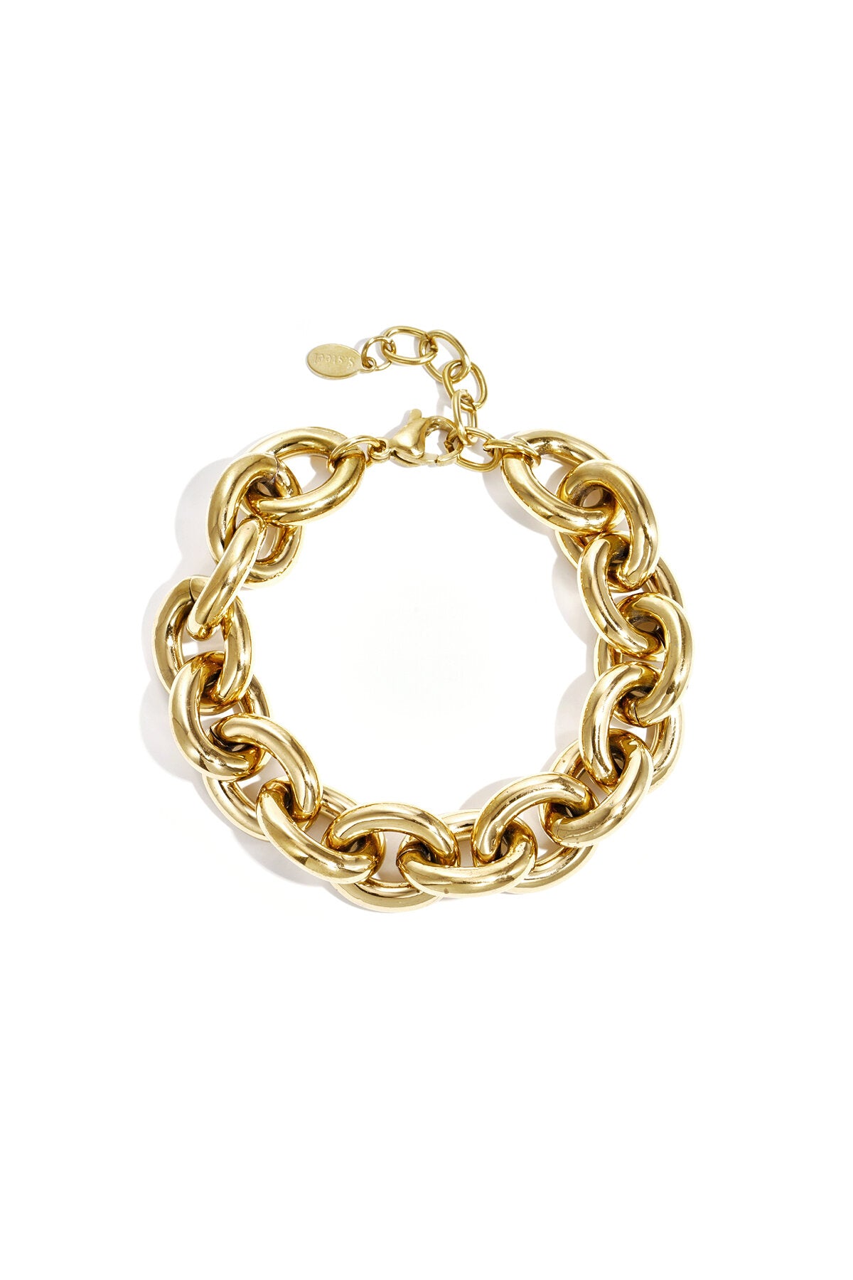 Armband mit massiven Gliedern