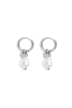 Ohrringe Pearl Drops Silber Edelstahl