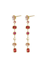 Elegante, luxuriöse Hängeohrringe aus Edelstahl in geometrischer Form – Schmuck für jeden Tag – Damenschmuck