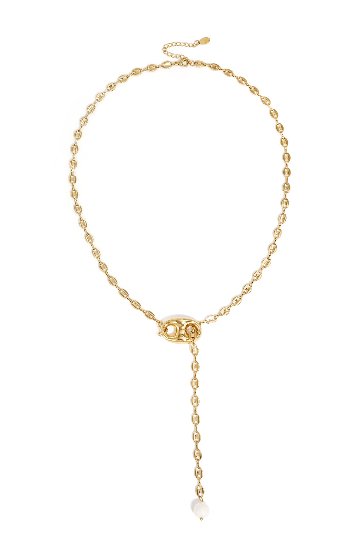 Halskette mit hängender Perle