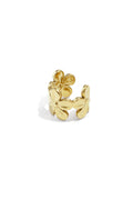 Elegant Gold Color Flower Ear Cuff for Women