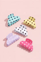 Elegant Imitation Acetate Polka Dot Hair Claw
