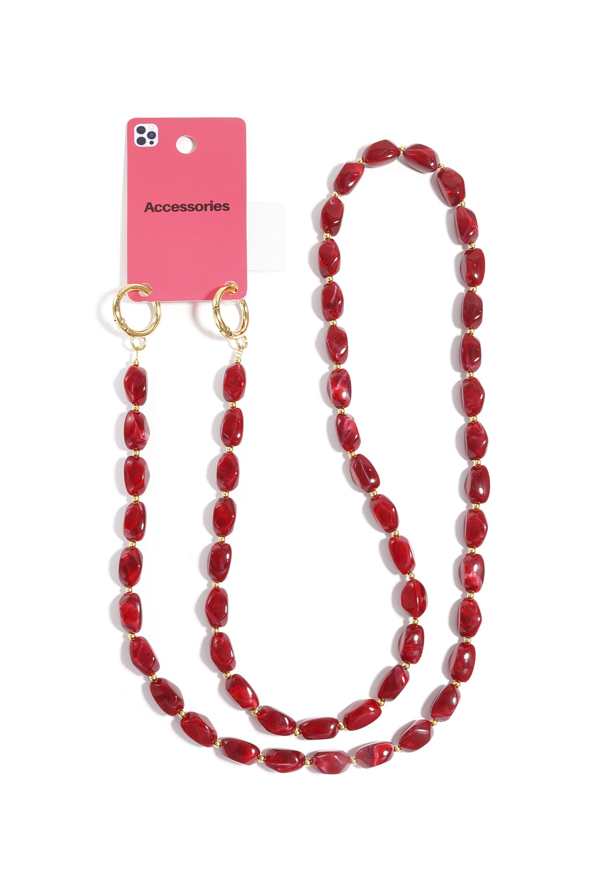 Handykette aus Acrylperlen, lässiges Accessoire für jeden Tag