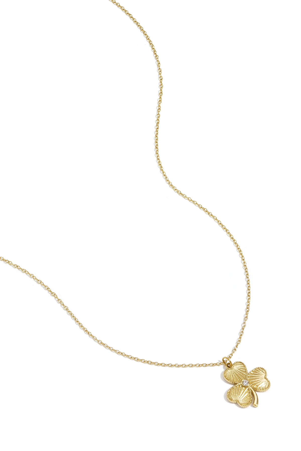 Glücksbringer-Halskette – Goldfarben