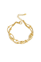 Armband mit Ketten und Punkten