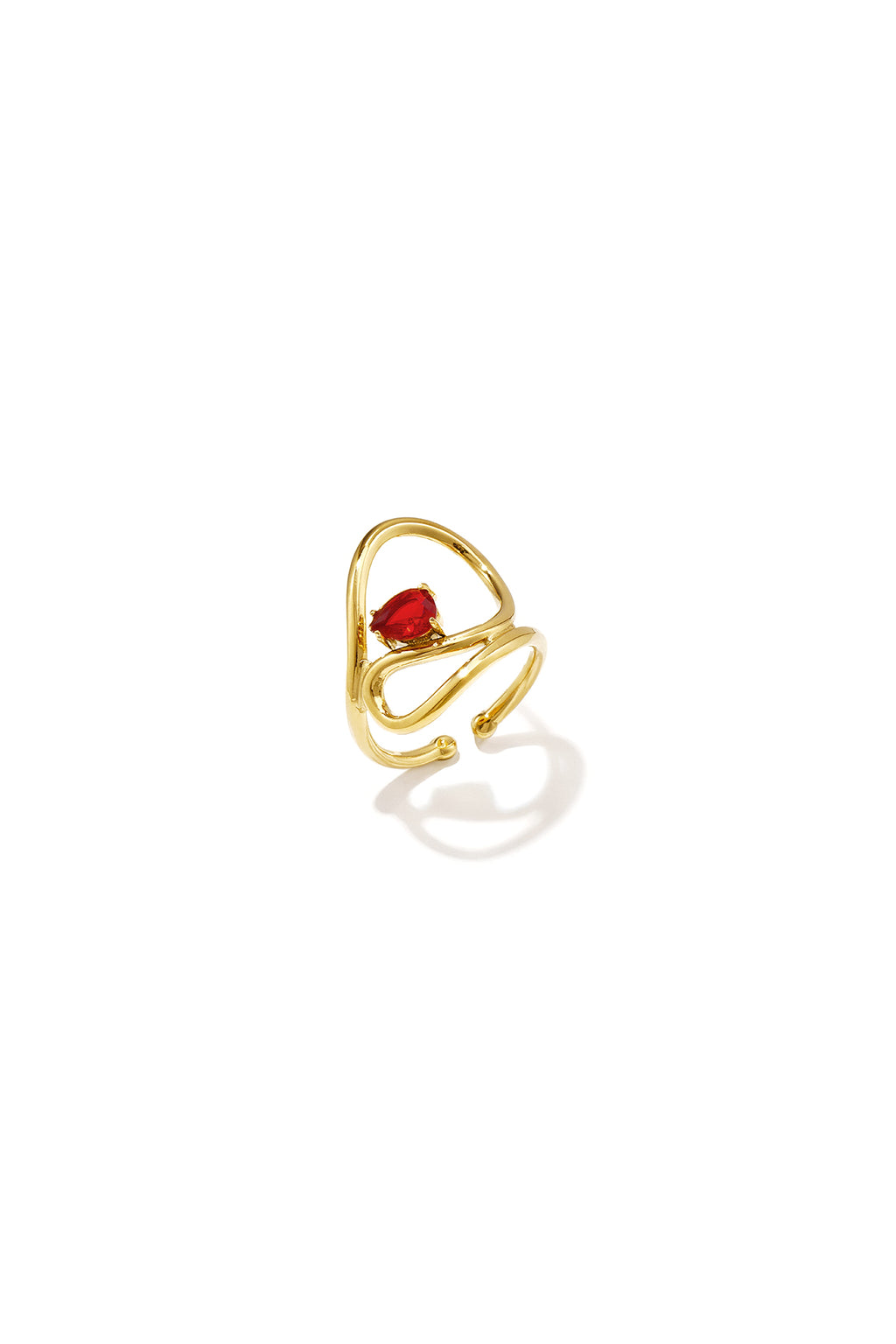 Statement-Ringe aus Edelstahl, unregelmäßige Form, lässig-schlichte Serie, Damenschmuck