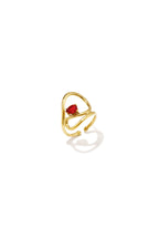 Statement-Ringe aus Edelstahl, unregelmäßige Form, lässig-schlichte Serie, Damenschmuck