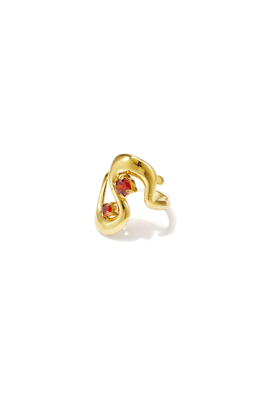 Statement-Ringe aus Edelstahl, unregelmäßige Form, lässig-schlichte Serie, Damenschmuck