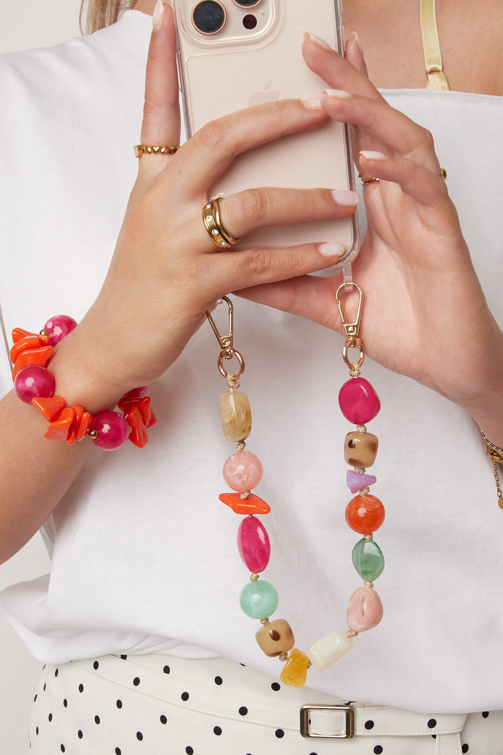 Stylish Acrylic Phone Chain for Everyday Use
